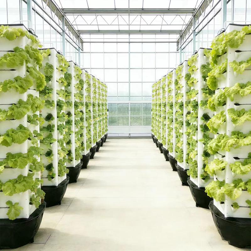 Water-Saving Hydroponic Towers