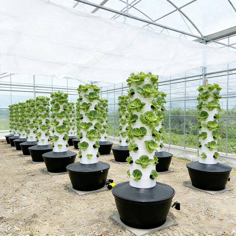 Greenhouse Hydroponic Towers